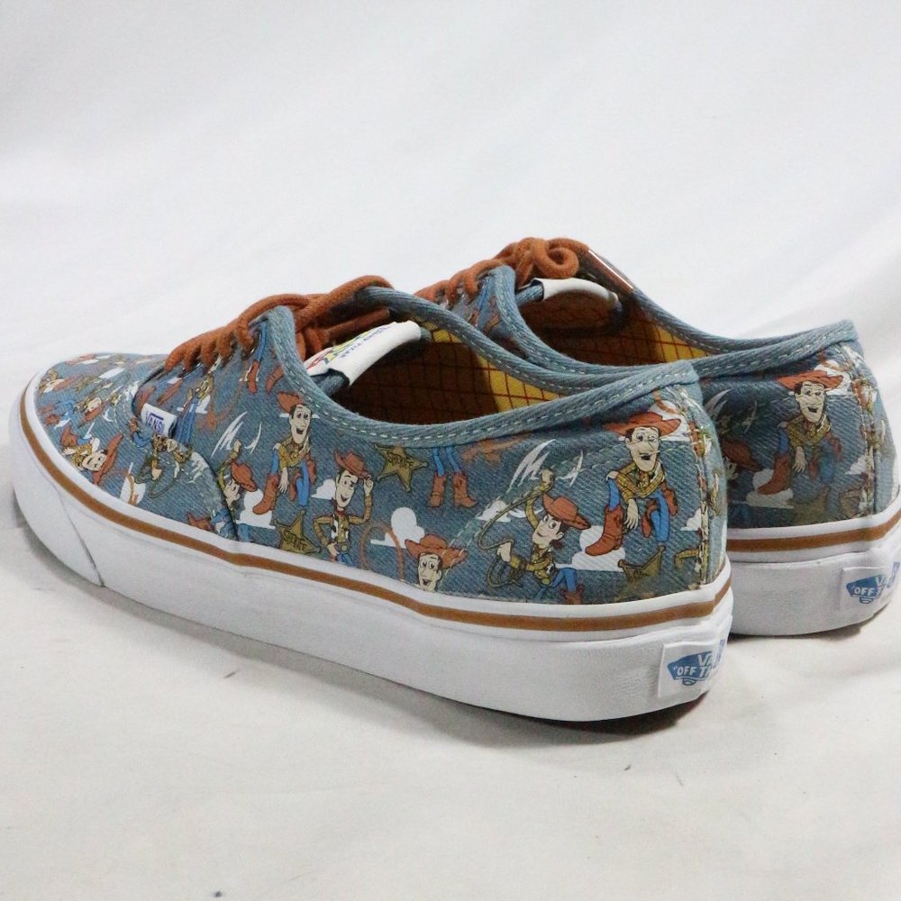 VANS Authentic Toy Story Woody True White Sneakers Sz 10.5 US Men - Picture 8 of 13